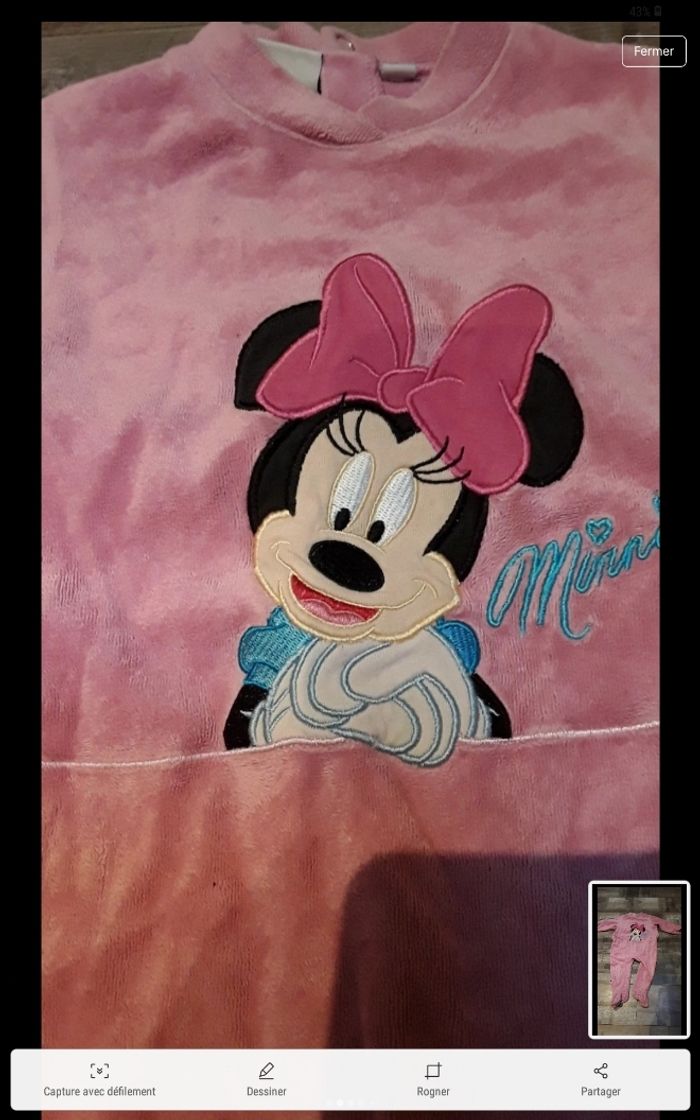 Grenouillere minnie - photo numéro 2