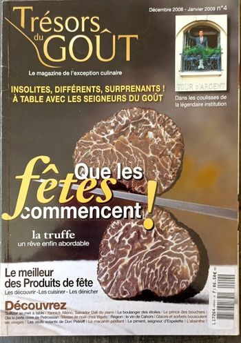 Livre Magazine Trésors du goût