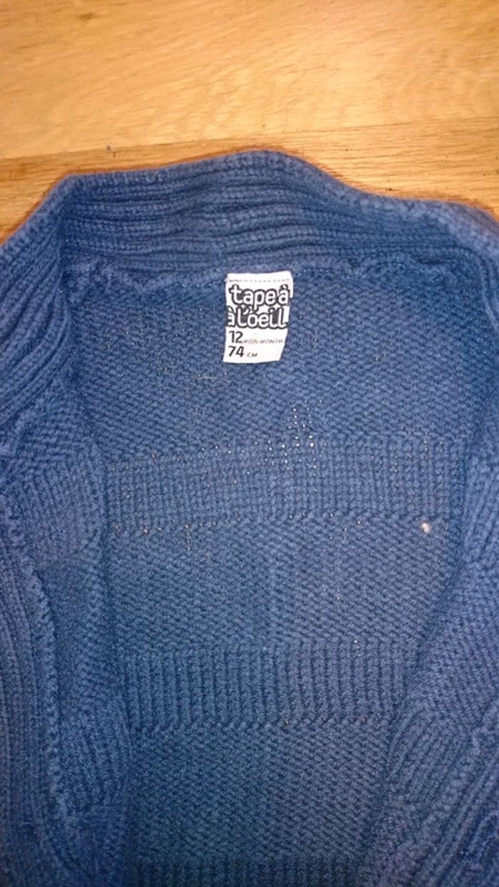 Gilet bleu marine - photo numéro 2