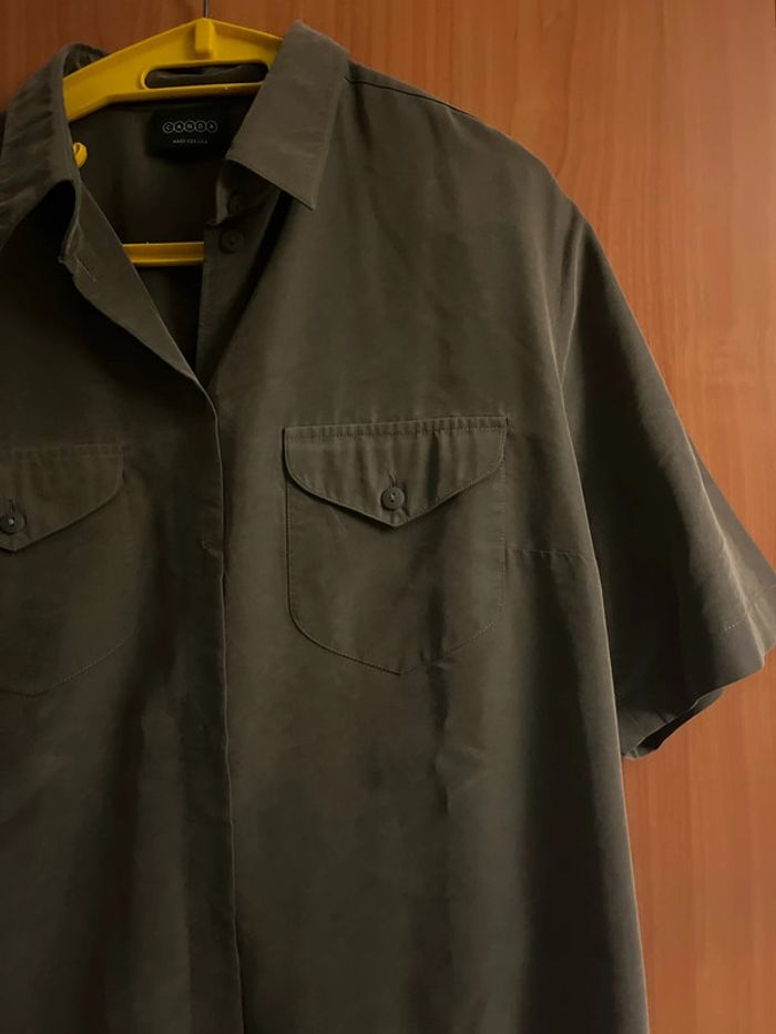 Chemise à manche courte kaki 46 - photo numéro 2