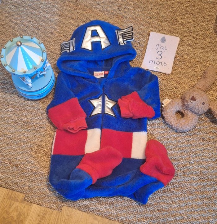 Combi chaude marvel 3 mois bébé