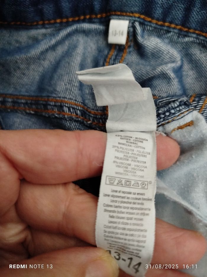 Jeans droits 13/14ans - photo numéro 4