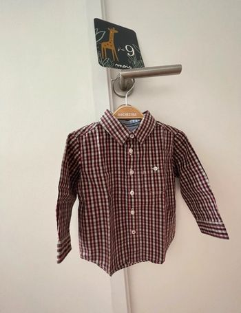 Chemise à carreaux manches longue cyrillus