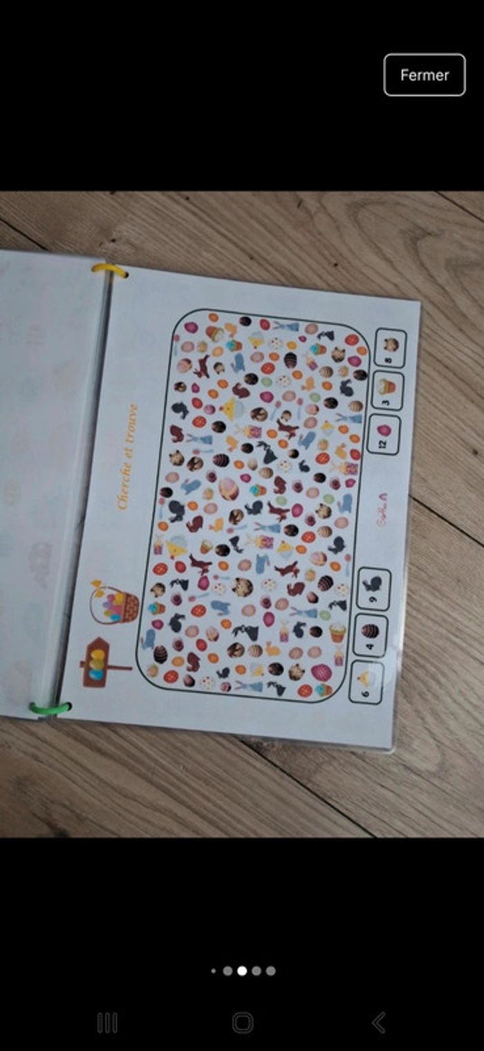 Mon livret d'activités thème paques. Pédagogie montessori. Busy book quiet book - photo numéro 16