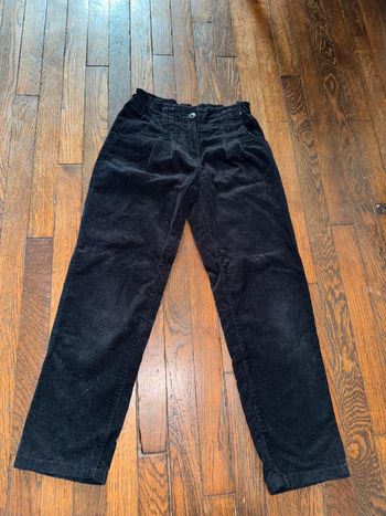 Pantalon velour buissonnière  8 ans