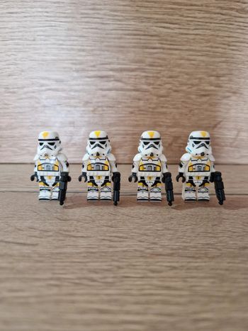 Figurines type lego 4 stormtroopers star wars