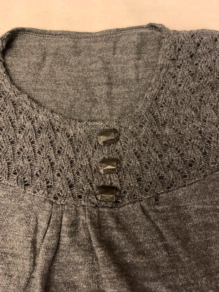 Pull gris - photo numéro 2