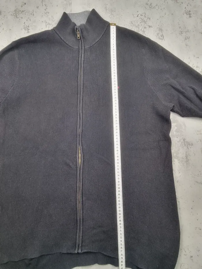 Veste zippée Tommy Hilfiger noire XXL Hommes (mesures en photos) - photo numéro 5