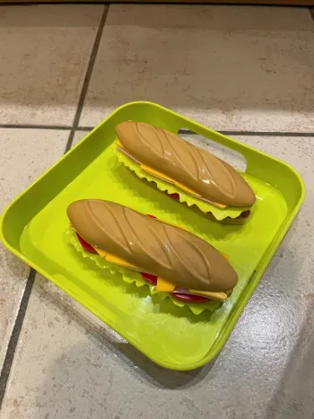 Jouets dinettes sandwichs plastique