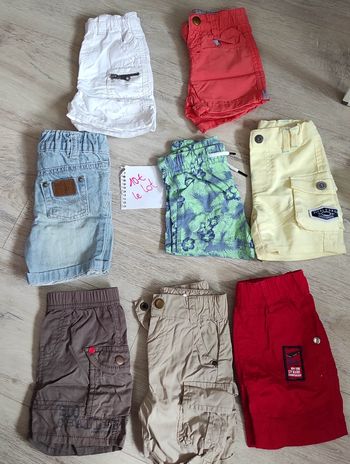 Lot 8 shorts   6 mois
