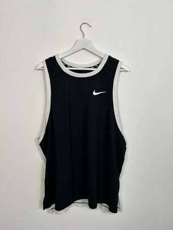 Débardeur Homme Nike Dri-Fit Noir & Blanc | Taille XL | Très Bon État | #TN02