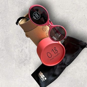 Lunettes enfant Ki Et La – 0/18 mois – rose – avec étui
