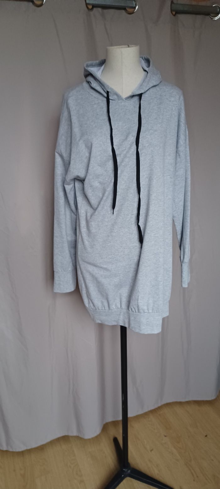 Très jolie robe sweat à capuche femme T U - photo numéro 1