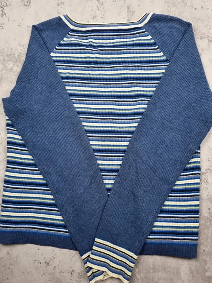 Sweat rayé Tommy Hilfiger – Taille XL/42 Femmes - photo numéro 4