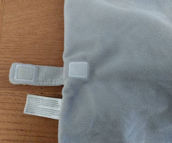 Doudou plat lapin gris et blanc - Simba Toys - photo numéro 4