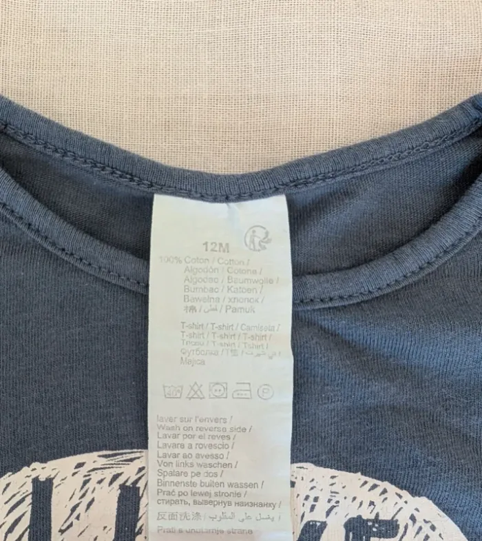 Tee shirt à manches courtes 12 mois - photo numéro 3