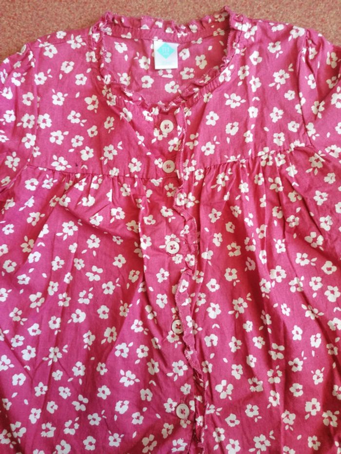 Chemise à fleurs filles - photo numéro 3