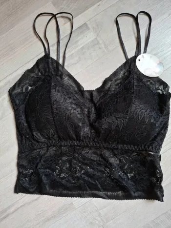 Brassière dentelle noire