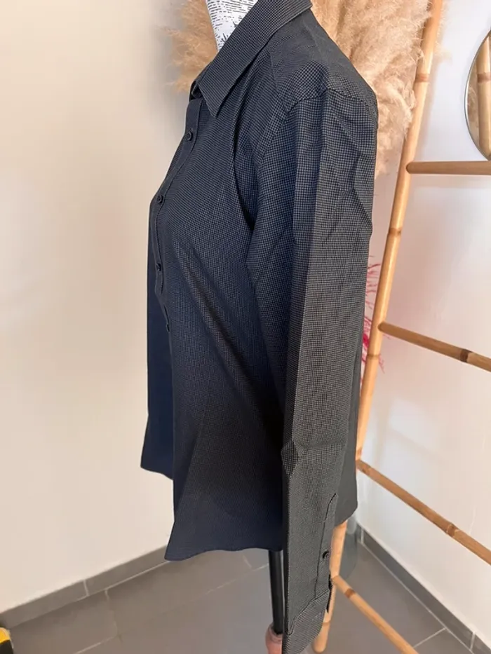 Chemise à carreau noir et gris - photo numéro 3