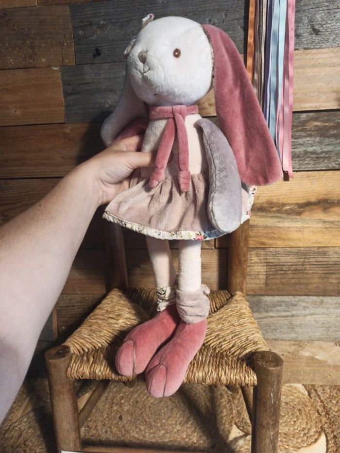 Peluche lapin grande Bibi bukowski tbe - photo numéro 3