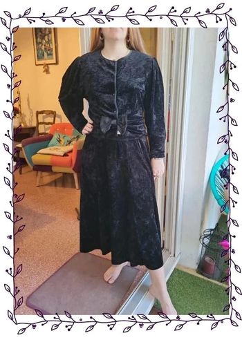 Ensemble en velours