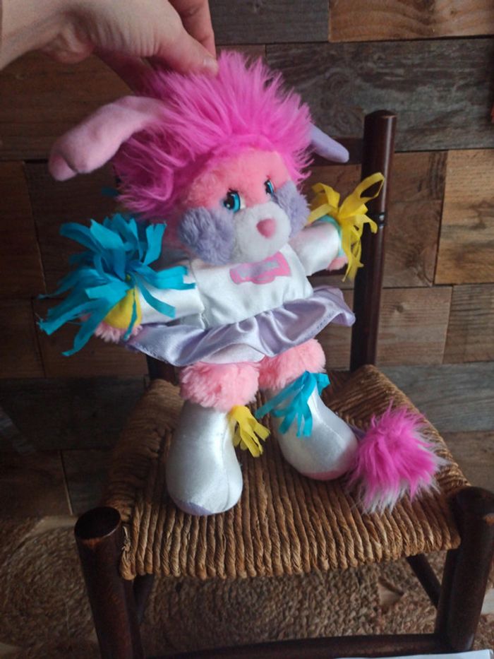 peluche Popples pom pom girl Vintage tbe - photo numéro 3