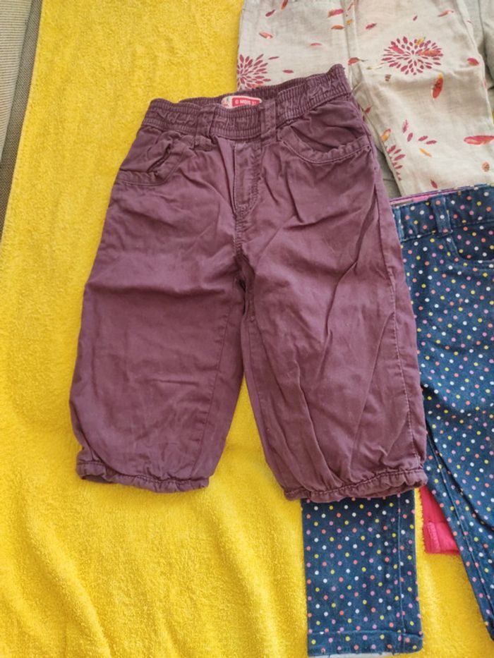 Lot 6 pantalons adidas orchestra catimini Kiabi dpam 6 mois - photo numéro 4