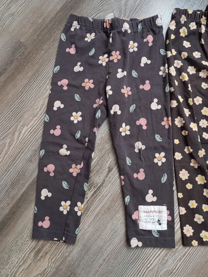 Lot de deux leggings fille Disney baby 36 mois - photo numéro 2