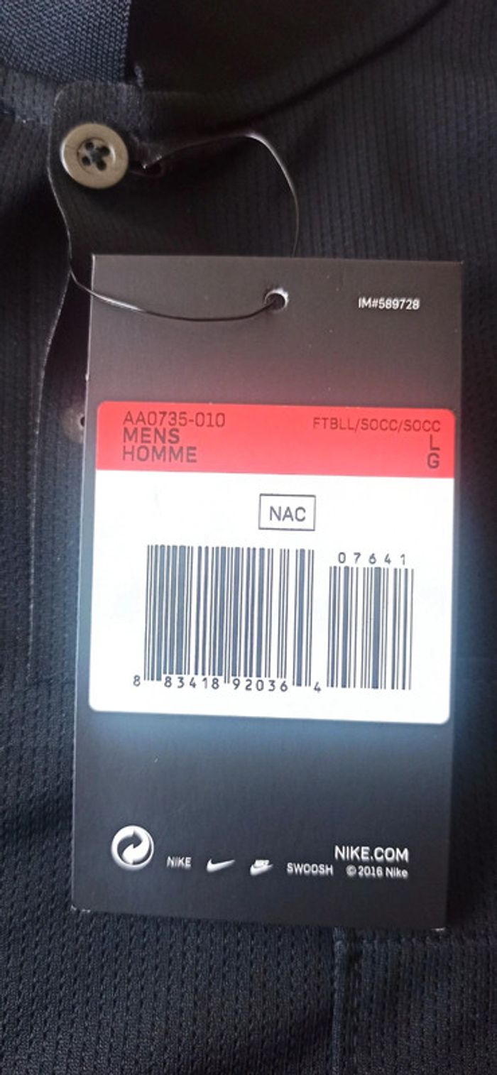 Polo arbitrage neuf noir taille L - photo numéro 3
