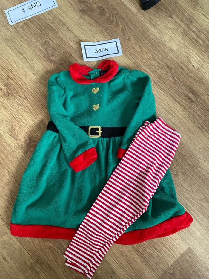 Robe pyjama polaire Noël legging