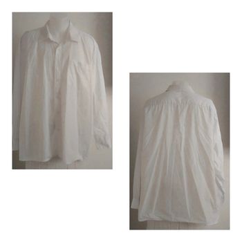 Chemise blanche manches longues taille 48