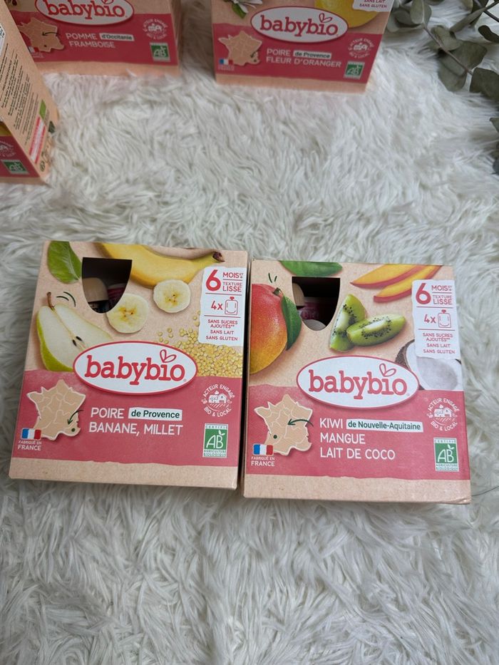 Lot de 6 boîtes de compotes Babybio - photo numéro 2