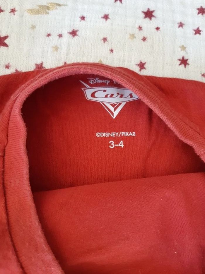Pyjama ML Pantalon Cars Pixar Flash McQueen 3-4 ans - photo numéro 3