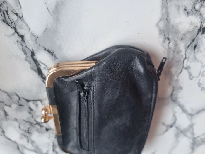 Porte monnaie en cuir vintage - photo numéro 5