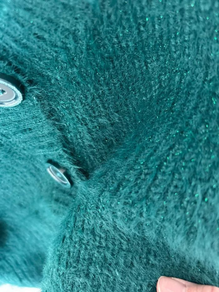 Gilet fourrure pailletée - DPAM- 5 ans - photo numéro 2