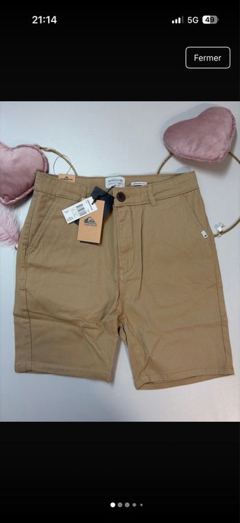 Short garçon - neuf - Quiksilver - taille 14 ans 