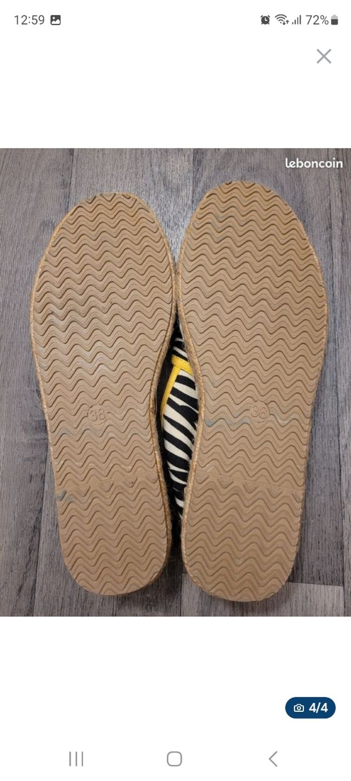 Paire d'espadrilles TEX (femme)-Pointure 38 - photo numéro 4