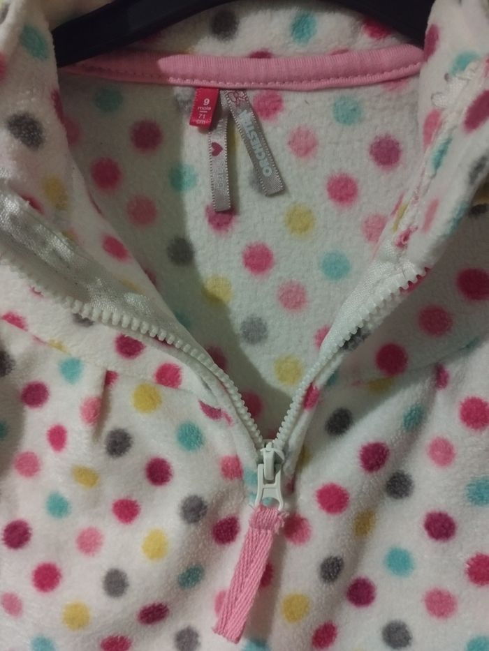 Lot de deux polaires pour fille 9 mois - photo numéro 5