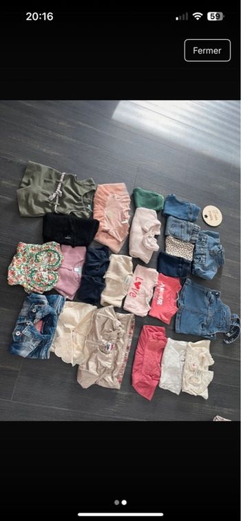 Lot vêtement bébé fille 3 mois