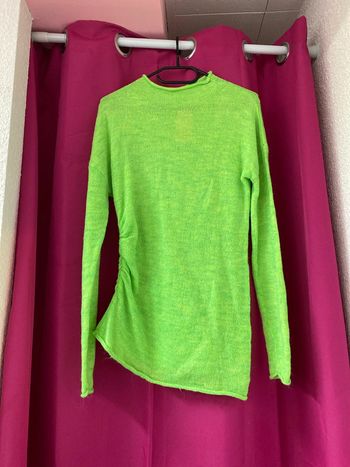 Pull vert fluo