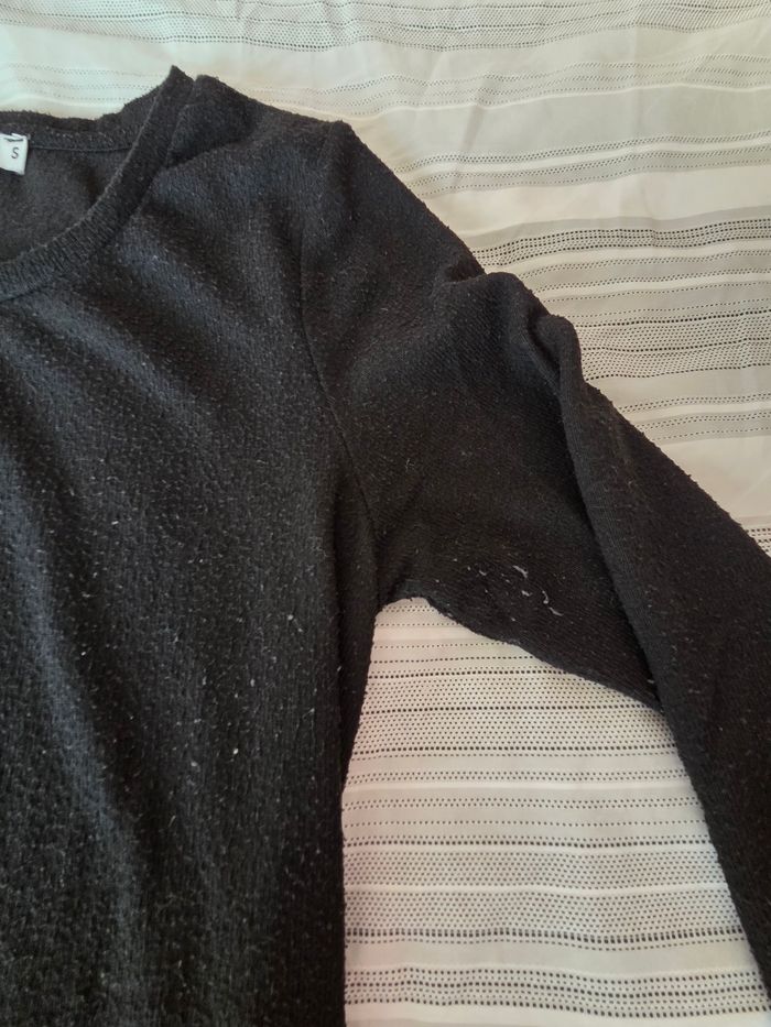 Lot de 2 pulls de grossesse beige et noir - photo numéro 6