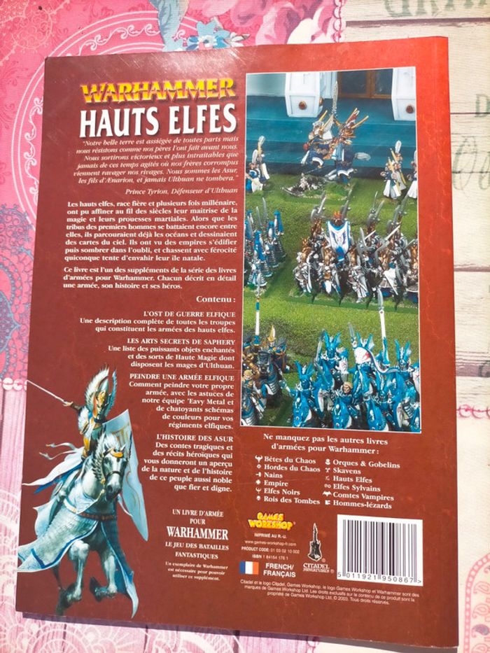 Livre des armées Warhammer Hauts Elfes - photo numéro 2