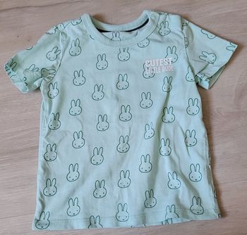 T shirt lapin manches courtes 18-24 mois 