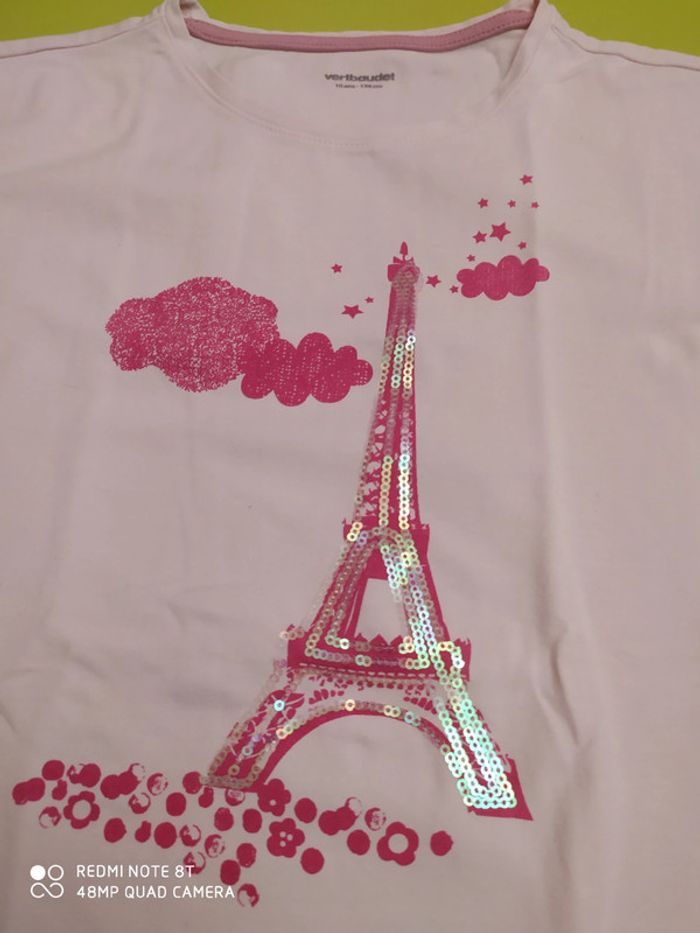 Tee-shirt fille 10 ans Vert Baudet