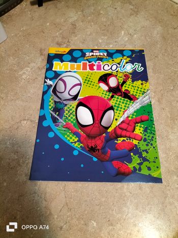 Disney junior 🩵 Coloriage Spidey