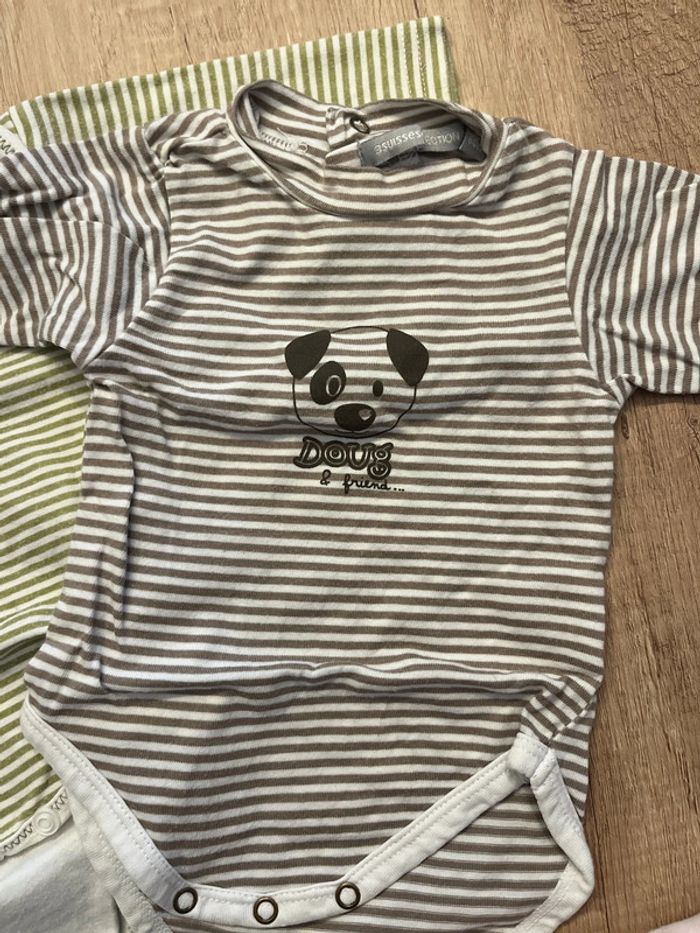 Lot, trois body manches longues - photo numéro 3