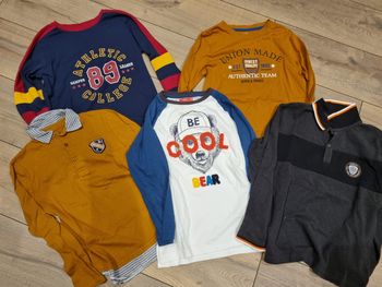 Lot hauts manches longues garçon