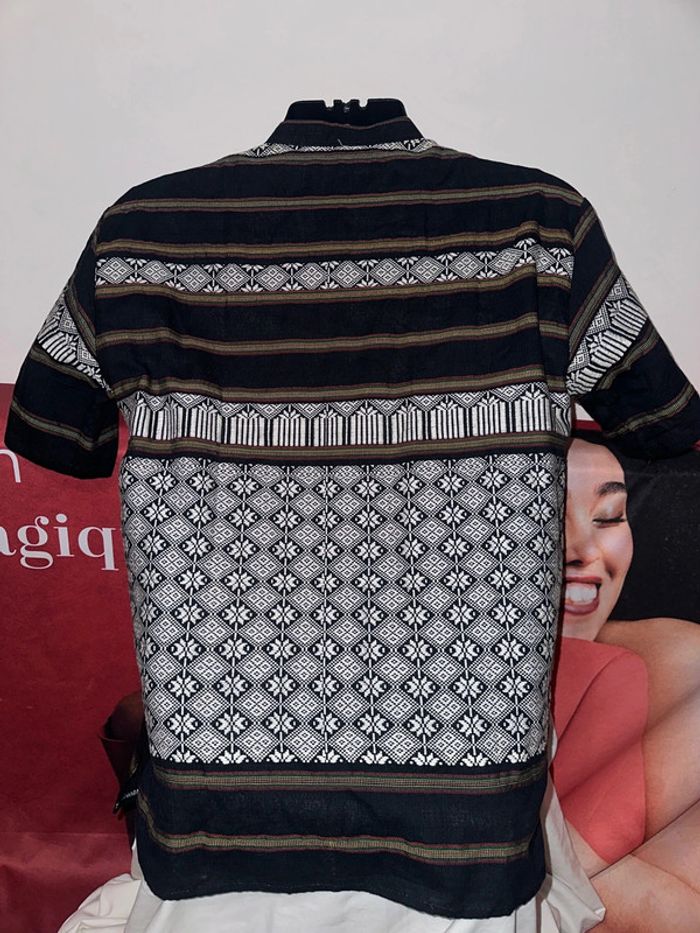 Veste chemise en lin vintage homme taille M/L très tendance - photo numéro 3