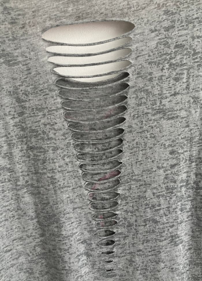 Tee-shirt imprimé avec dos ajouré en V - photo numéro 3