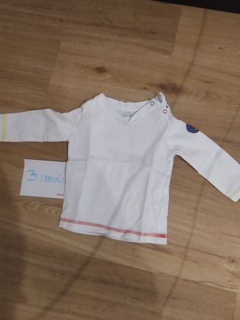 Lots 6 t-shirts manches longues - 3mois